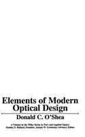 Elements of Modern Optical Design