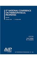 5th National Conference on Thermophysical Properties