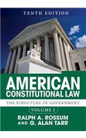 American Constitutional Law, Volume I