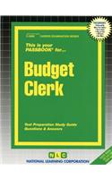 Budget Clerk: Passbooks Study Guide