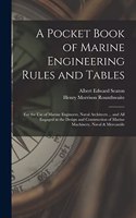 Pocket Book of Marine Engineering Rules and Tables