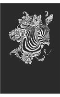 The Zebra: Zebras Notebook, Dotted Bullet (6 x 9 - 120 pages) Animal Themed Notebook for Daily Journal, Diary, and Gift