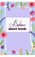 Balance Sheet Book