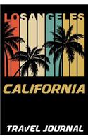 Los Angeles California Travel Journal: 6x9 Vacation Diary with Summer Themed Stationary