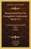 Monatsschrift Fur Die Evangelisch-Lutherische Kirche V4