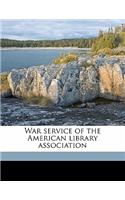 War Service of the American Library Association