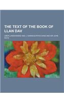 The Text of the Book of Llan Dav