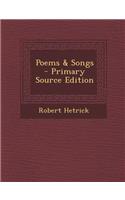 Poems & Songs - Primary Source Edition