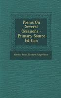 Poems on Several Occasions