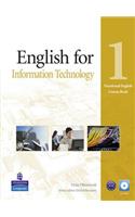 English for IT Level 1 Coursebook and CD-Rom Pack