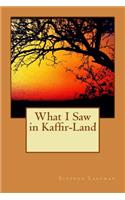 What I Saw in Kaffir-Land
