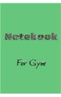 Notebook For Gym