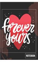 Forever Yours Valentine Day gift notebook