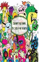 Coloring Book Scary Monsters