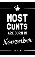 Most Cunts Are Born In November