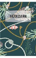 Tajikistan: Dotted Travel Diary Notebook or Journey Dotted Grid Journal - Holiday Trip Pocketbook for Men and Women with Dots