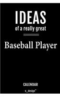 Calendar for Baseball Players / Baseball Player