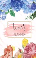 Lorie's Planner: Monthly Planner 3 Years January - December 2020-2022 - Monthly View - Calendar Views Floral Cover - Sunday start