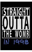 Straight Outta The Womb in 1998