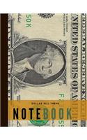 Dollar Bill Theme Notebook