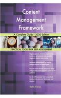 Content Management Framework A Complete Guide - 2020 Edition