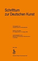 Schrifttum Zur Deutschen Kunst: (1999)