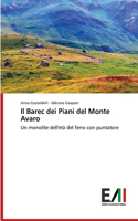 Il Barec dei Piani del Monte Avaro