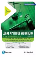 Legal Workbook 2022-2023 for CLAT/SLAT/AILET |Updated with 2021 & 2020 CLAT,DU, AILET and PU Papers| Third Edition| By Pearson