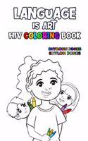 Language Is Art HIV COLORING BOOK