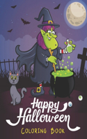 Happy Halloween Coloring Book