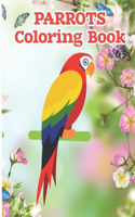 Parrots Coloring Book