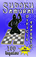 Sudoku Samurai Difícil y Experto, 100 Rompecabezas Con Soluciones