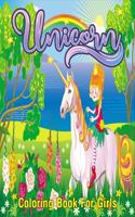 Unicorn Coloring Book For Girls: A Fun Kid Workbook Game For Learning, Coloring, Dot To Dot, Mazes, Word Search, and More Activity Pages for 4-8-year-old kids