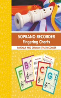 Soprano Recorder Fingering Charts. For Baroque and German Style Recorder