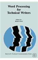 Word Processing for Technical Writers