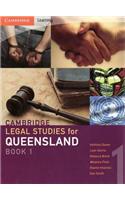 Cambridge Legal Studies for Queensland Book 1