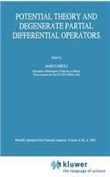 Potential Theory and Degenerate Partial Differential Operators: (English)