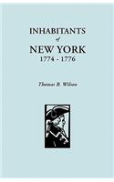 Inhabitants of New York, 1774-1776