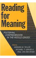 Reading for Meaning