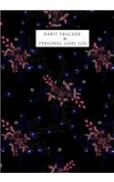 Habit Tracker & personal Goals Log: Daily Planner Journal to build Healthy Routine Organizer your Priorities & Daily Tasks Undated Habit Calendar
