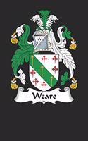 Weare: Weare Coat of Arms and Family Crest Notebook Journal (6 x 9 - 100 pages)