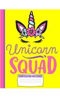 UNICORN SQUAD Composition Notebook