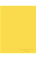 Vibrant Sandy Yellow Notebook