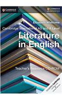 Cambridge International as and a Level Literature in English Teacher's Resource CD-ROM