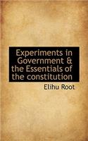 Experiments in Government & the Essentials of the Constitution