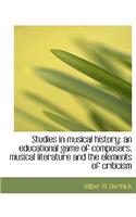 Studies in Musical History