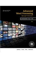 Advanced Word Processing, Lessons 56-110: Microsoft (R) Word: Microsoft Word 2013