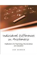 Individual Differences in Arithmetic