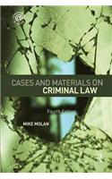 Cases & Materials on Criminal Law