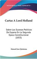 Cartas A Lord Holland